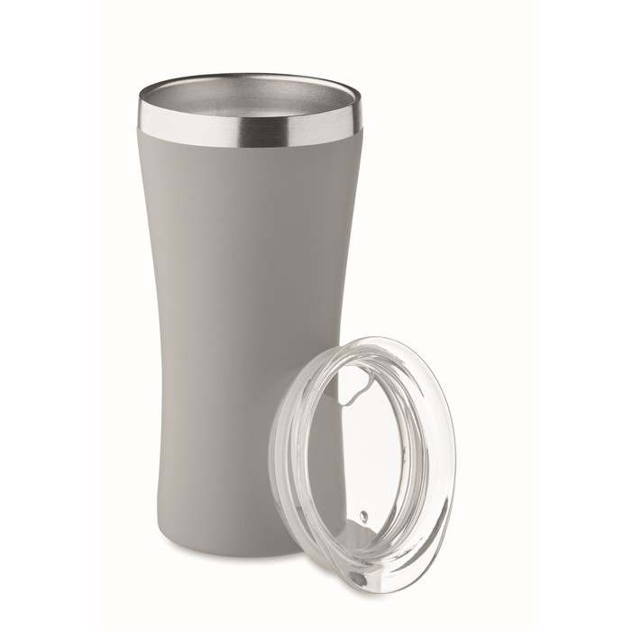 Oz Kis duplafalú pohár 160 ml, szürke | Reklámajándék, reklámtárgy, céges ajándék, egyedi reklámajándék Reklámajándék | Oz Kis duplafalú pohár 160 ml, szürke