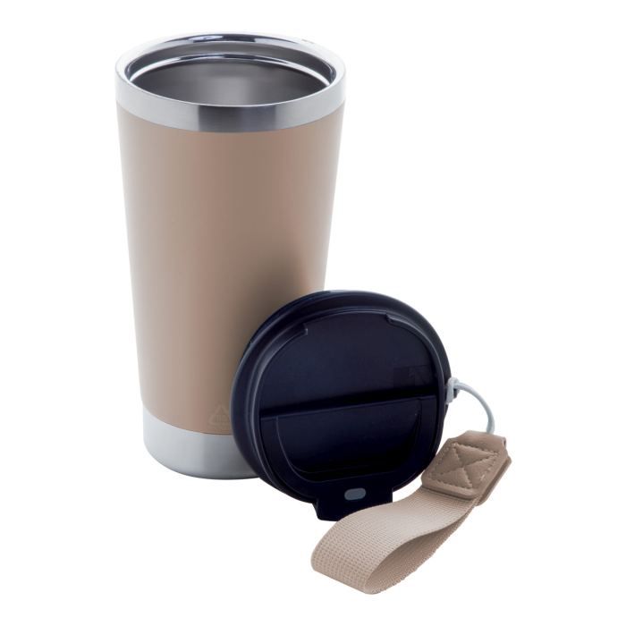 Reklámajándék | Pacama thermo pohár, natúr, 430 ml
