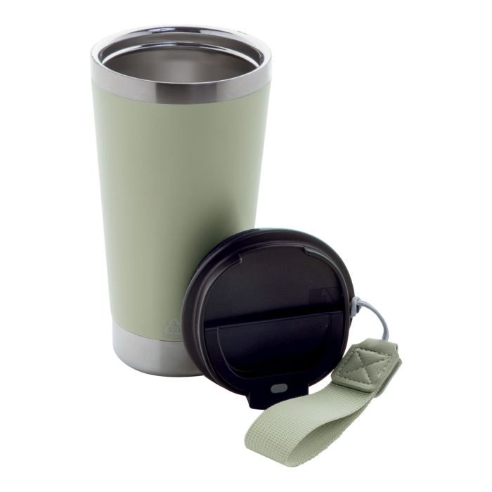 Reklámajándék | Pacama thermo pohár, zöld, 430 ml