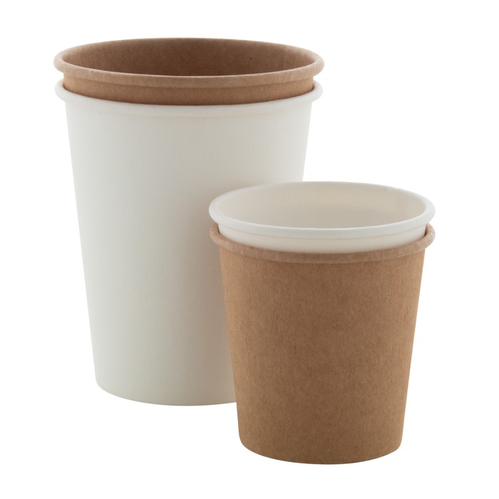 Papcap M papír pohár, 120 ml, fehér, 240 ml