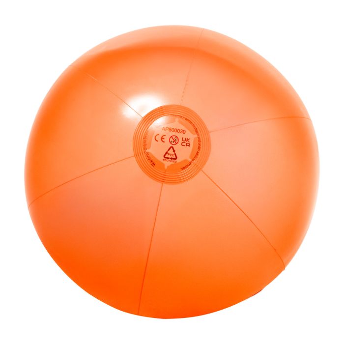 Reklámajándék | Patong RPVC strandlabda (ø40 cm), narancssárga