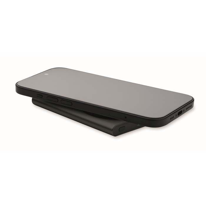 Reklámajándék | Pawtt Vezeték nélkül töltő powerbank, fekete