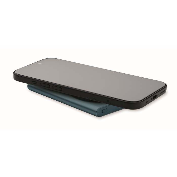 Reklámajándék | Pawtt Vezeték nélkül töltő powerbank, kék