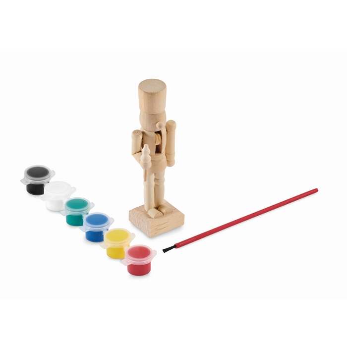 Reklámajándék | Paynt Diótörő kifestő készlet, natúr