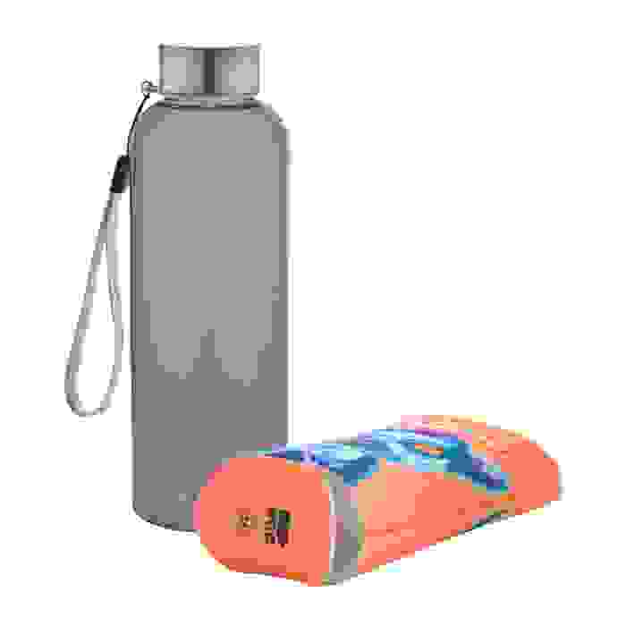 Reklámajándék | Pemba Creative RPET kulacs, fekete, 500 ml