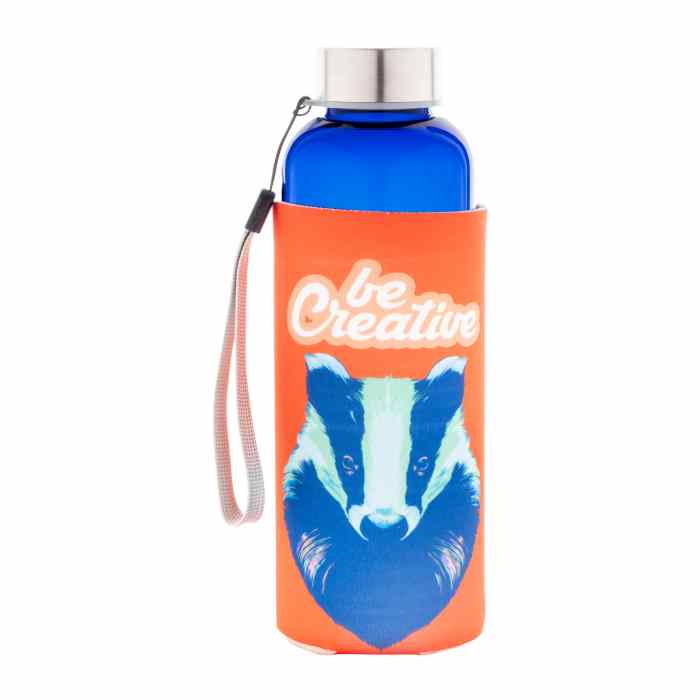 Reklámajándék | Pemba Creative RPET kulacs, kék, 500 ml