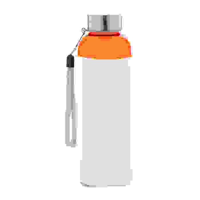 Reklámajándék | Pemba Creative RPET kulacs, narancssárga, 500 ml
