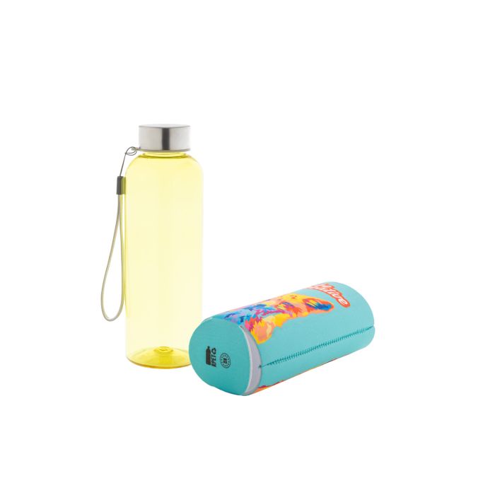 Pemba Creative RPET kulacs, sárga | Reklámajándék, reklámtárgy, céges ajándék, egyedi reklámajándék Reklámajándék | Pemba Creative RPET kulacs, sárga