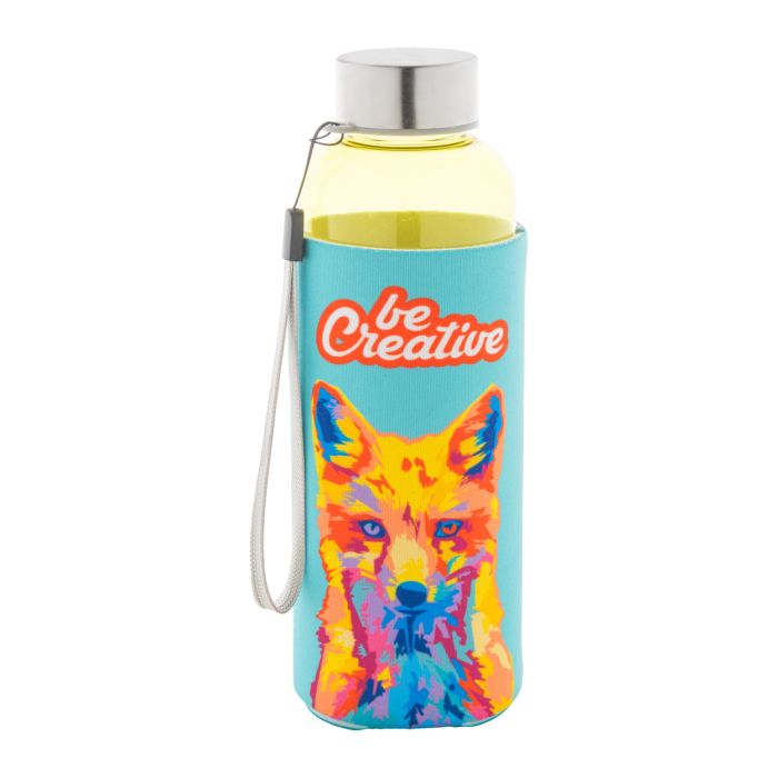 Pemba Creative RPET kulacs, sárga | Reklámajándék, reklámtárgy, céges ajándék, egyedi reklámajándék Reklámajándék | Pemba Creative RPET kulacs, sárga