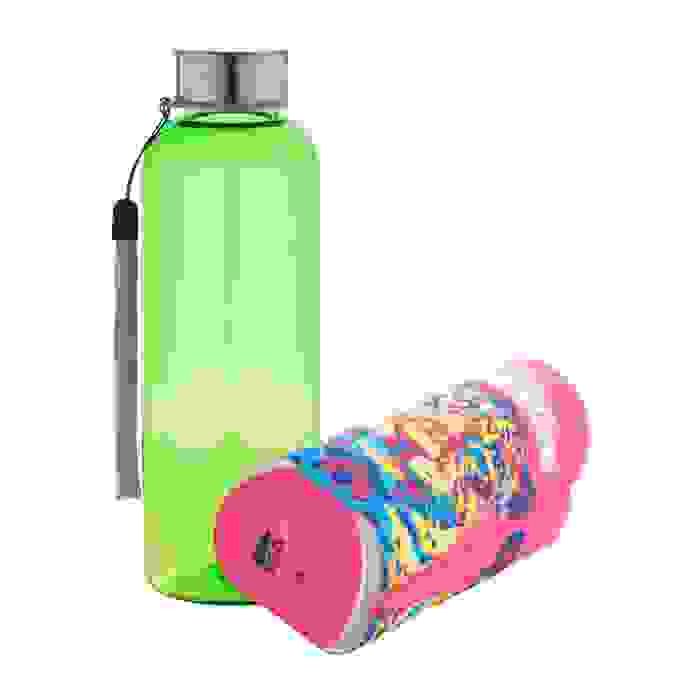 Reklámajándék | Pemba Creative RPET kulacs, zöld, 500 ml
