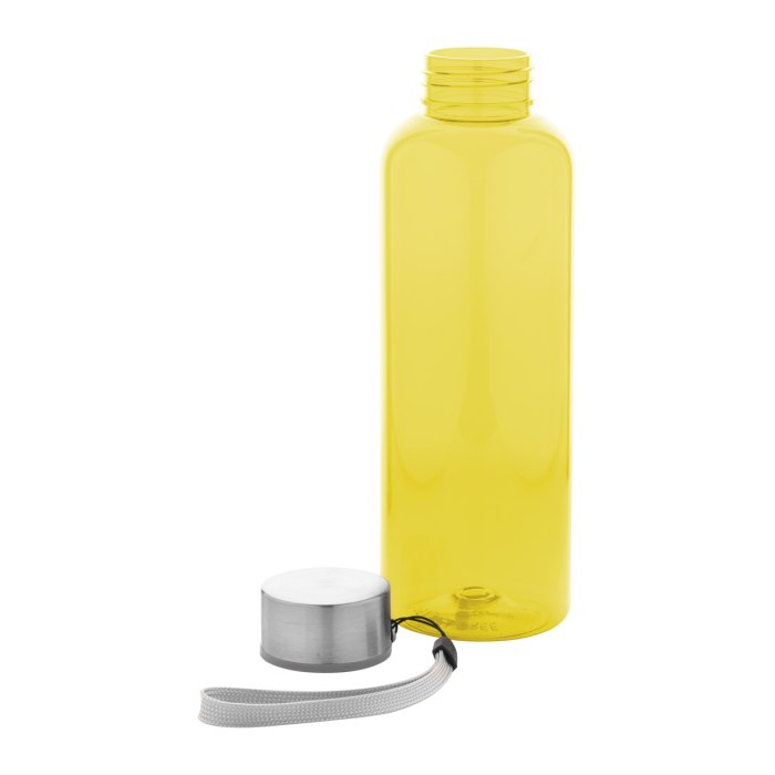 Reklámajándék | Pemba RPET kulacs, sárga, 500 ml