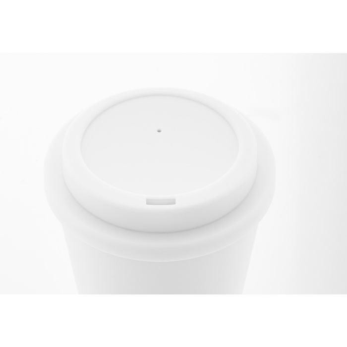 Reklámajándék | Peppulu thermo pohár, fehér, 300 ml
