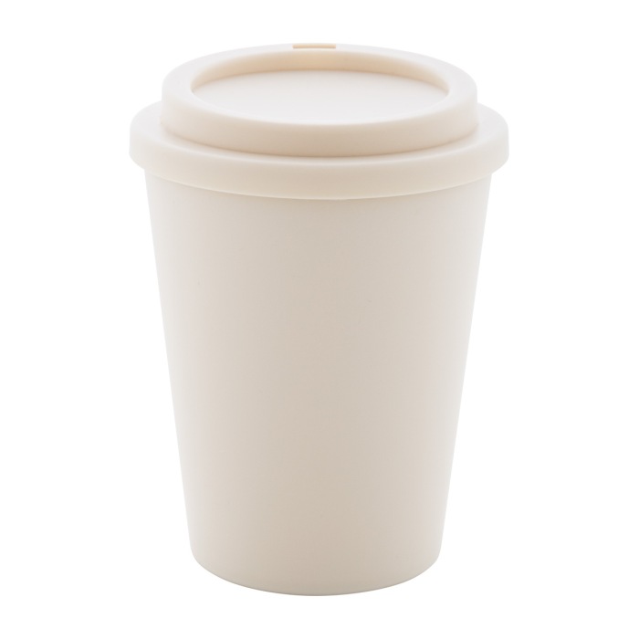 Reklámajándék | Peppulu thermo pohár, natúr, 300 ml