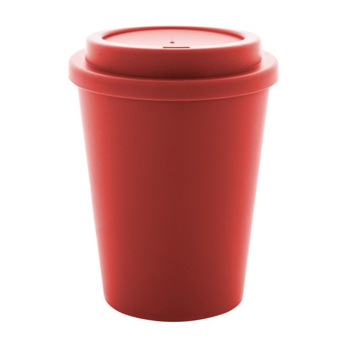 Reklámajándék | Peppulu thermo pohár, piros, 300 ml
