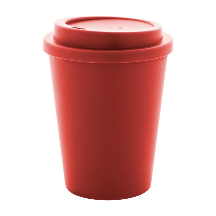 Reklámajándék | Peppulu thermo pohár, piros, 300 ml