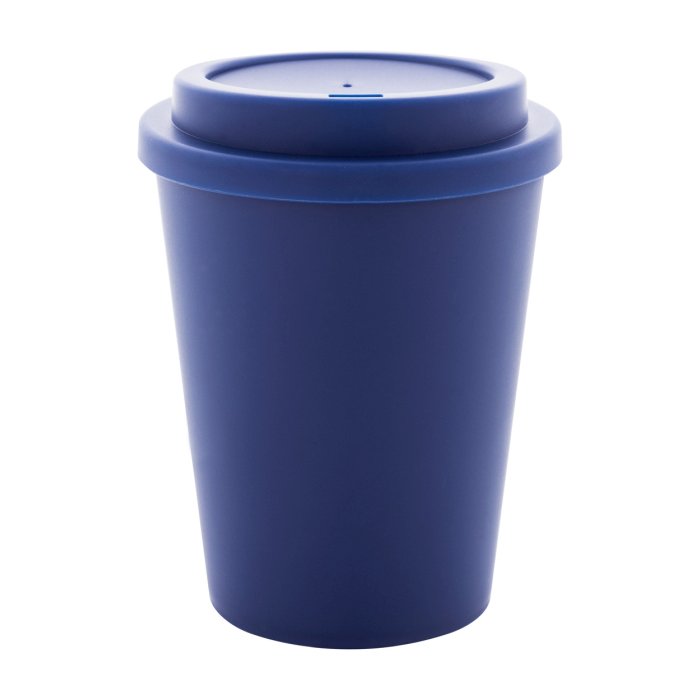 Reklámajándék | Peppulu thermo pohár, sötétkék, 300 ml