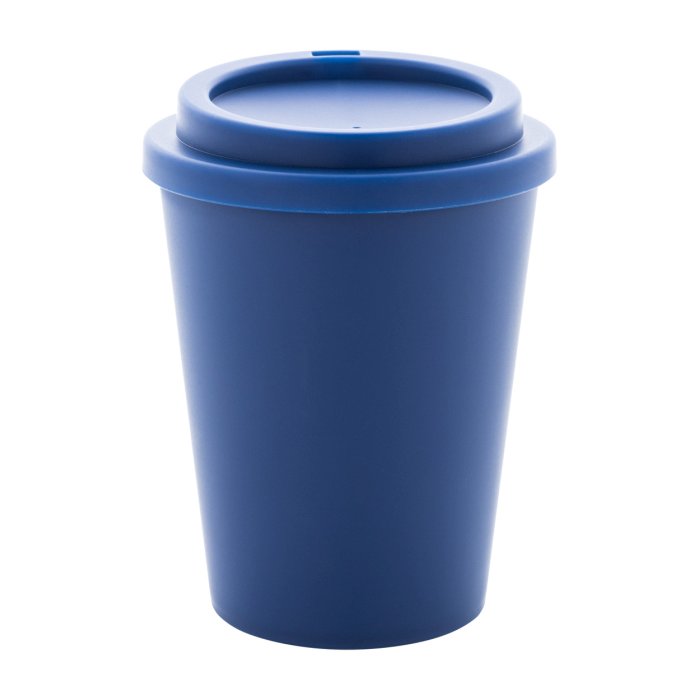 Reklámajándék | Peppulu thermo pohár, sötétkék, 300 ml