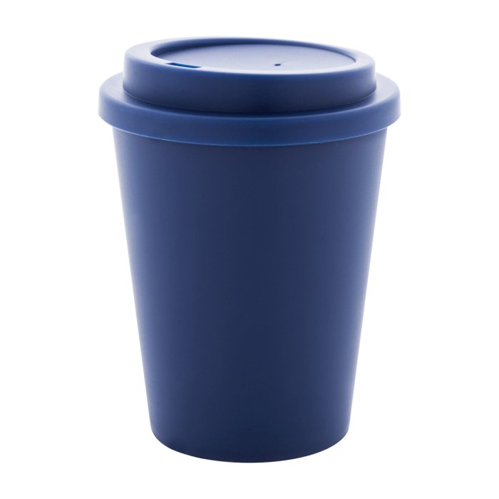 Reklámajándék | Peppulu thermo pohár, sötétkék, 300 ml