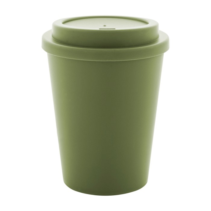 Reklámajándék | Peppulu thermo pohár, zöld, 300 ml