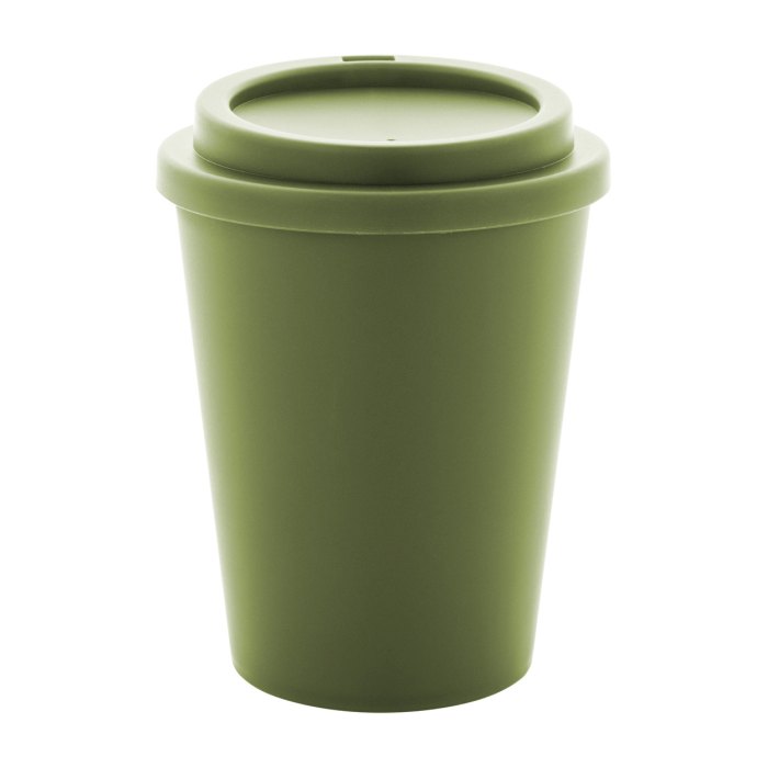 Reklámajándék | Peppulu thermo pohár, zöld, 300 ml