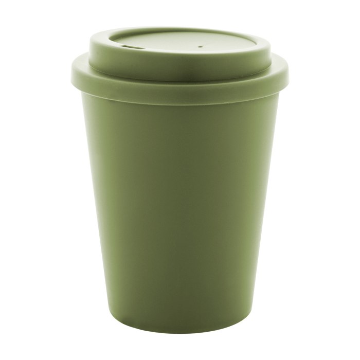 Reklámajándék | Peppulu thermo pohár, zöld, 300 ml