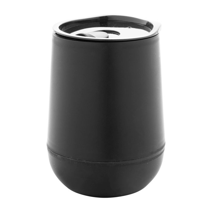 Reklámajándék | Peppy thermo pohár, fekete, 300 ml