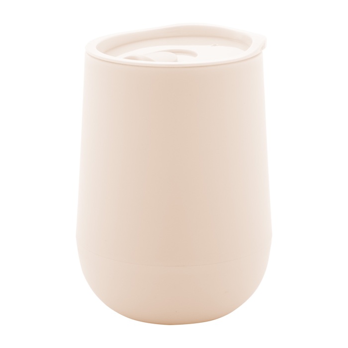 Reklámajándék | Peppy thermo pohár, natúr, 300 ml