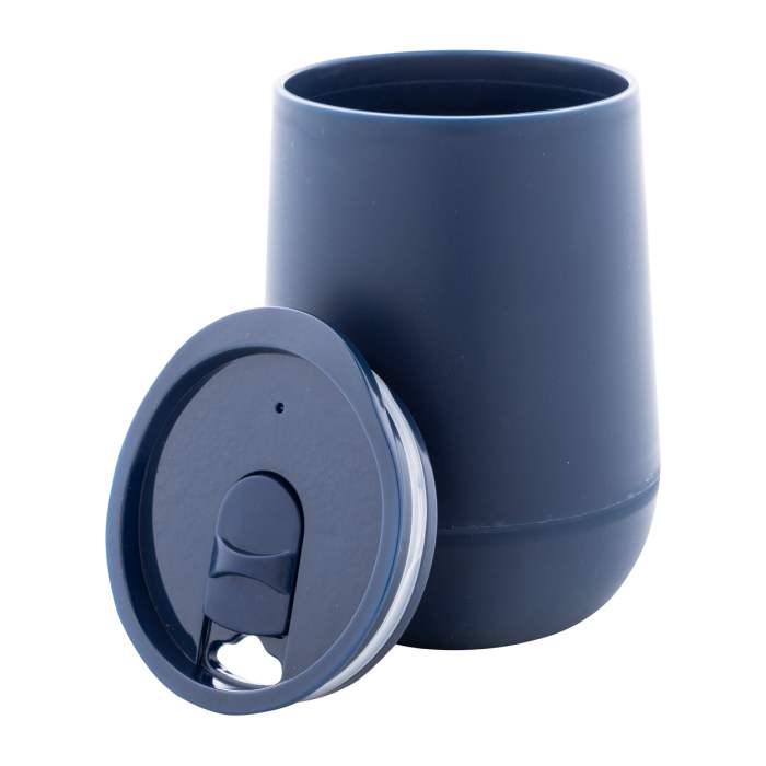Reklámajándék | Peppy thermo pohár, sötétkék, 300 ml