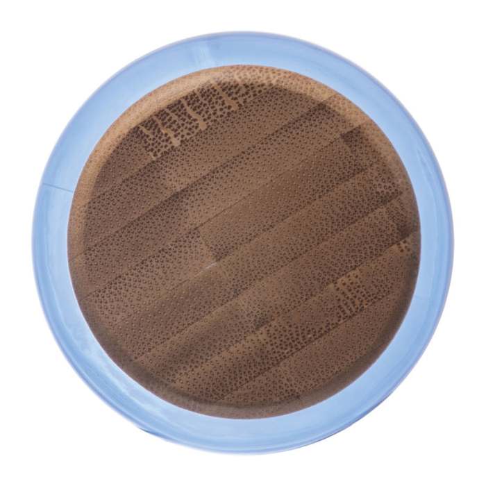 Reklámajándék | PET ivópalack bambusz fedéllel, 500ml, kék