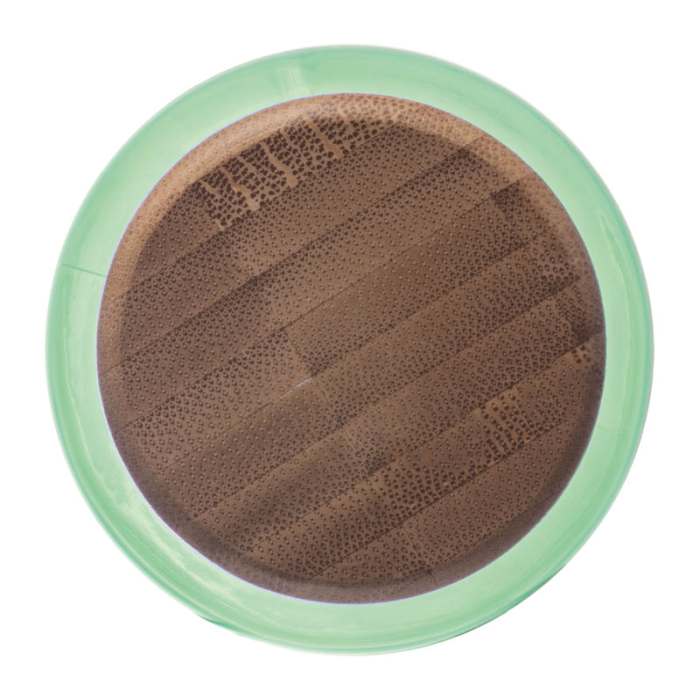 Reklámajándék | PET ivópalack bambusz fedéllel, 500ml, zöld