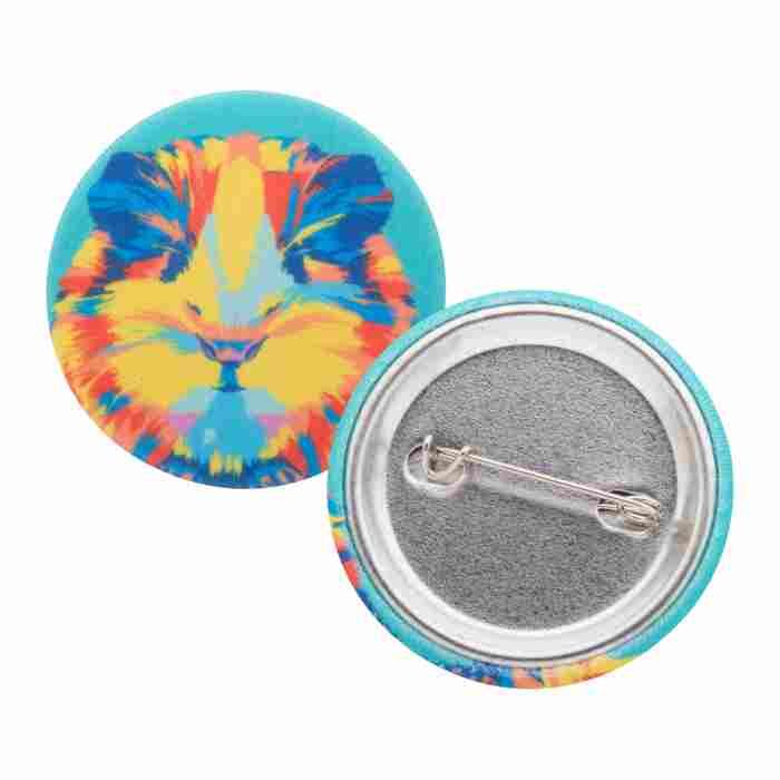 Reklámajándék | PinBadge RPET Mini kituző, fehér