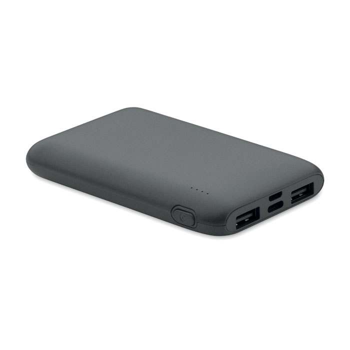 Power52C 5000 mAh powerbank akkumulátor, szürke | Reklámajándék, reklámtárgy, céges ajándék, egyedi reklámajándék Reklámajándék | Power52C 5000 mAh powerbank akkumulátor, szürke
