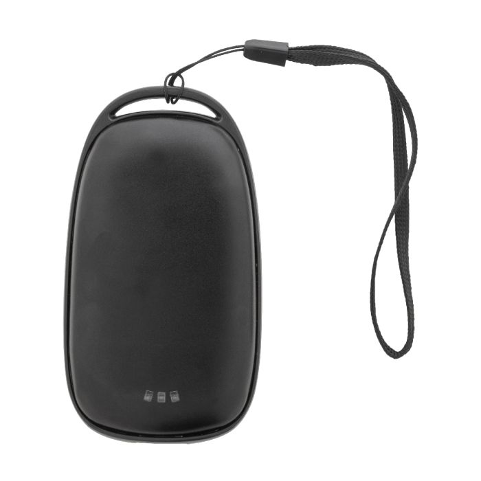 PowerPalm kézmelegítő power bank, fekete | Reklámajándék, reklámtárgy, céges ajándék, egyedi reklámajándék Reklámajándék | PowerPalm kézmelegítő power bank, fekete