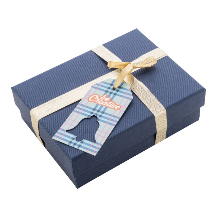 Reklámajándék | PrinTag Plus egyedi ajándékcímke, harang, fehér