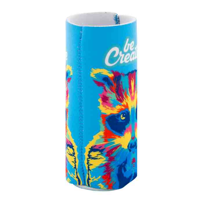 Reklámajándék | PrintCan Slim RPET üdítős doboz hutő, fehér