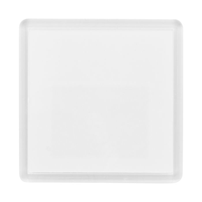 Reklámajándék | PrintMag Square  hűtőmágnes, fehér