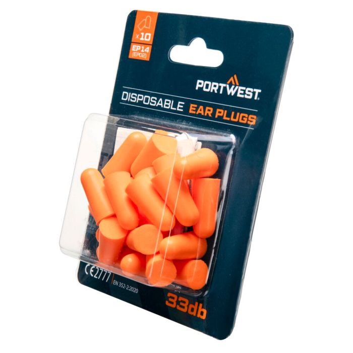 Portwest PU hab füldugó (200 pár), narancs