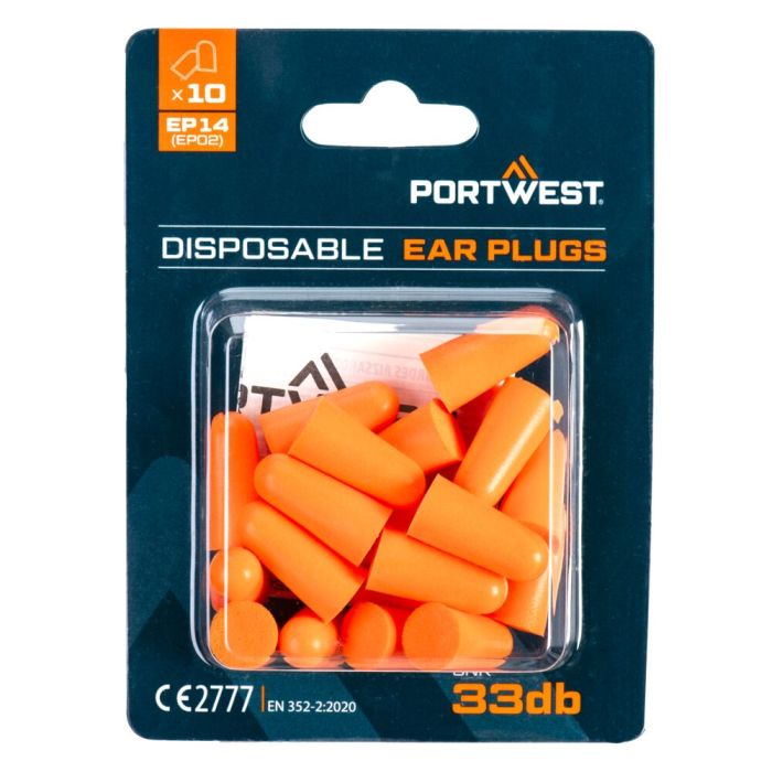 Portwest PU hab füldugó (200 pár), narancs