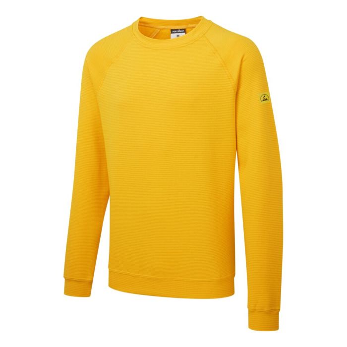 Portwest Pulóver-antisztatikus ESD, deep yellow | Adgift Reklámajándéktól Portwest Pulóver-antisztatikus ESD, deep yellow