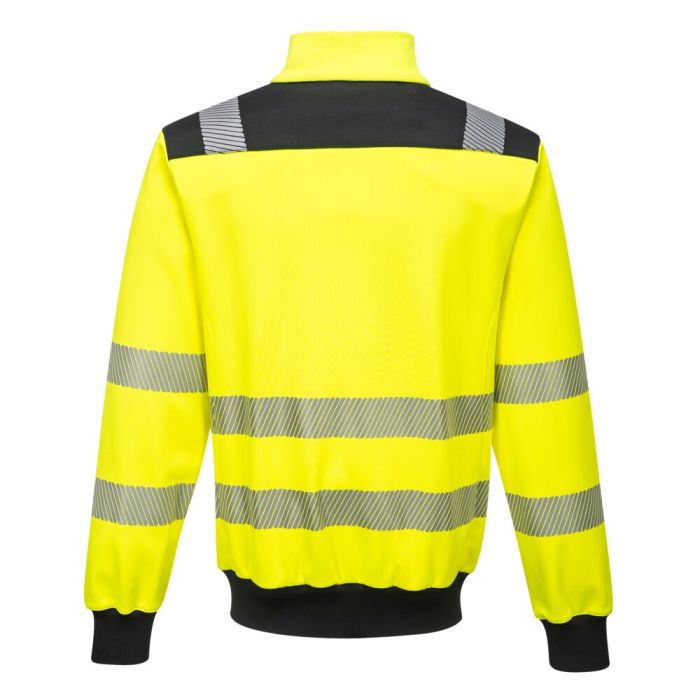 Portwest PW3 Hi-Vis pulóver, sárga/fekete | Adgift Reklámajándéktól Portwest PW3 Hi-Vis pulóver, sárga/fekete