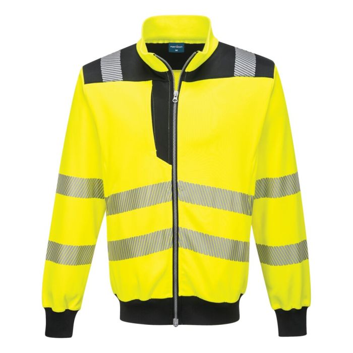 Portwest PW3 Hi-Vis pulóver, sárga/fekete | Adgift Reklámajándéktól Portwest PW3 Hi-Vis pulóver, sárga/fekete