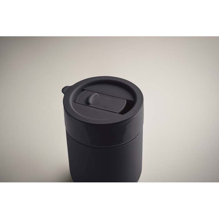 Reklámajándék | Qeram Kerámia pohár 330 ml, sötétkék