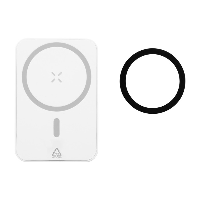 Reklámajándék | Rabobank Mag RABS power bank, fehér