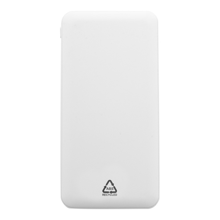 Reklámajándék | Rabobank XL RABS power bank, fehér