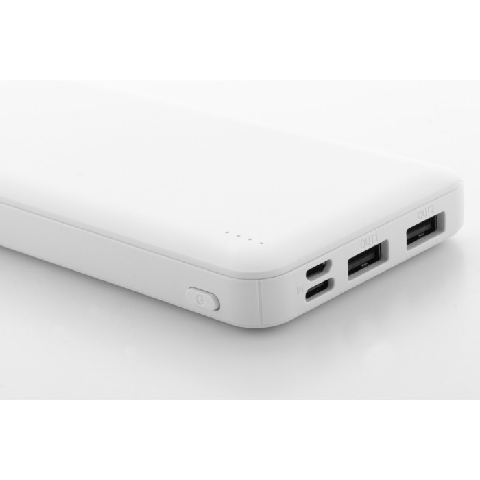 Reklámajándék | Rabobank XL RABS power bank, fehér