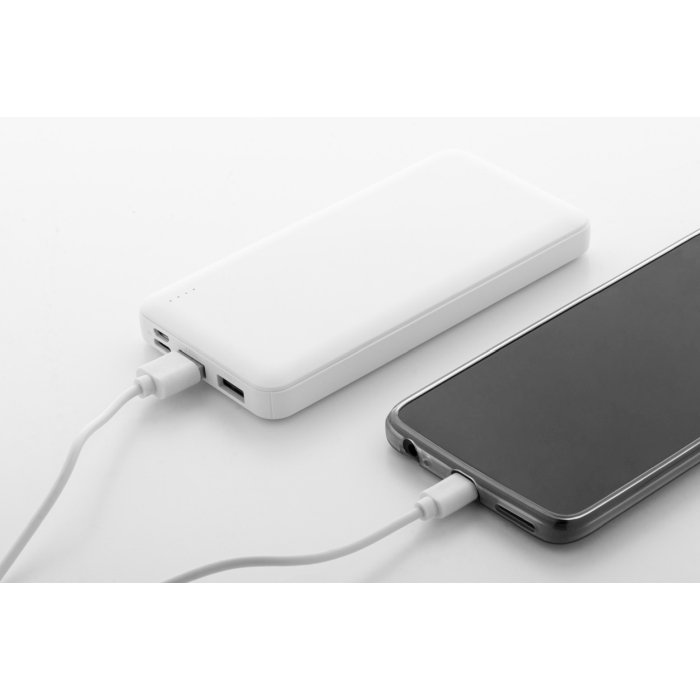 Reklámajándék | Rabobank XL RABS power bank, fehér