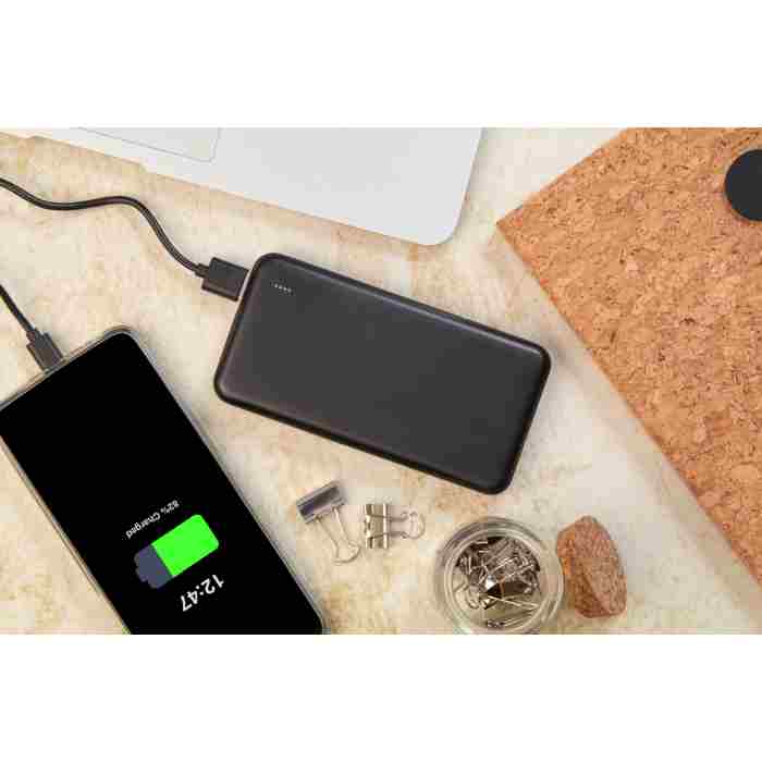 Reklámajándék | Rabobank XL RABS power bank, fekete
