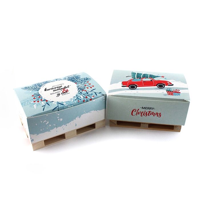 CÉGES KARÁCSONYI AJÁNDÉK: Raklapos mini csokik, karácsonyra