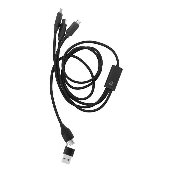 Reklámajándék | Ralong USB töltőkábel, fekete