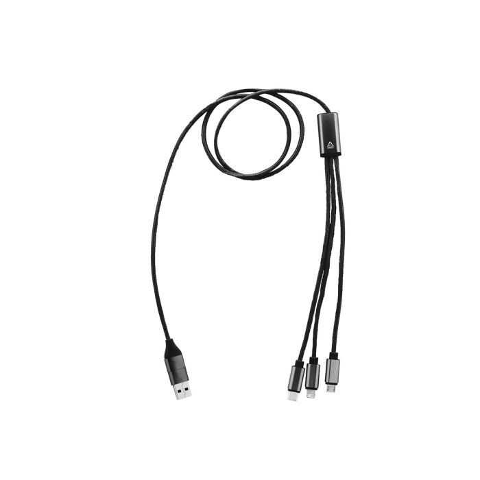 Reklámajándék | Ralong USB töltőkábel, fekete